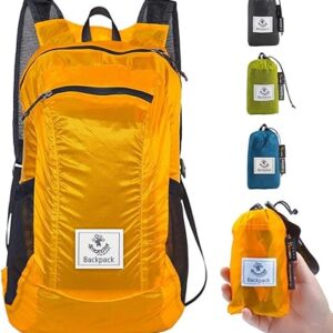 4Monster Hiking Daypack,Water Resistant Lightweight Packable Backpack for Travel Camping Outdoor